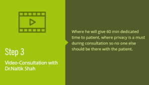 Video consultation with Dr. Naitik Shah